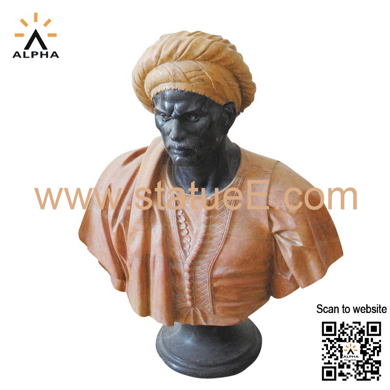 African bust sculpture